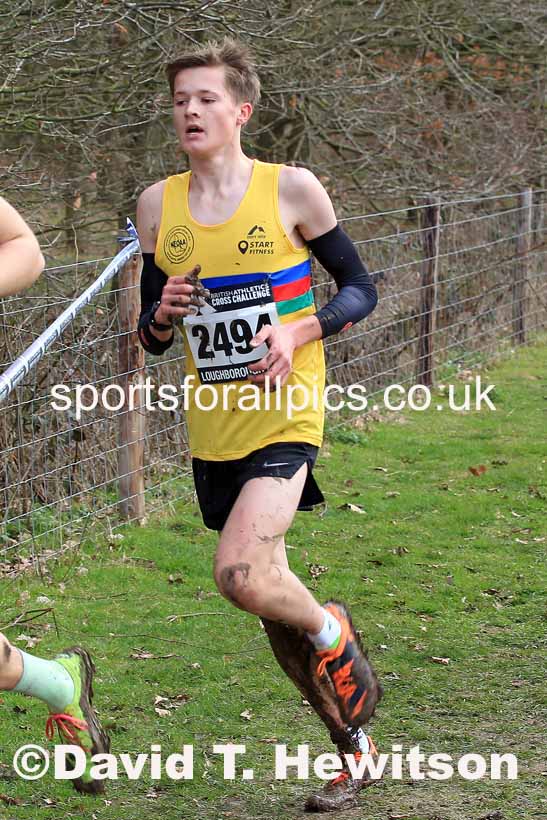Mens Under-17s 2023 UK CAU Inter Counties Cross Country Champs, Prestwold Hall, Loughborough. Photo: David T. Hewitson/Sports for All Pics